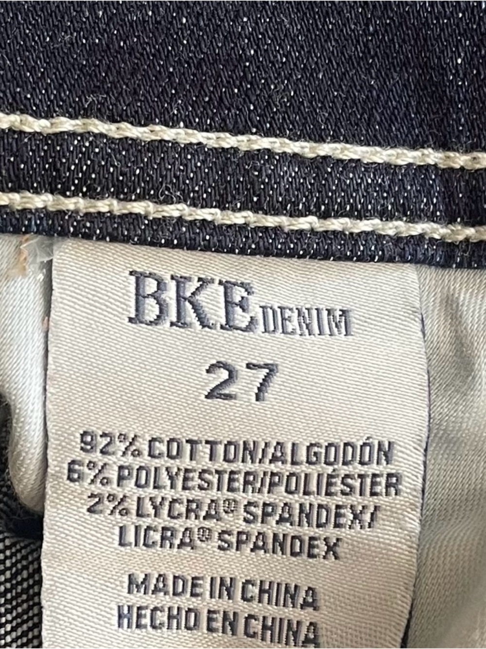 BKE Payton Universal Fit Mid-Rise Ankle Skinny Distressed Jeans Women’s Size 27 - Picture 5 of 7